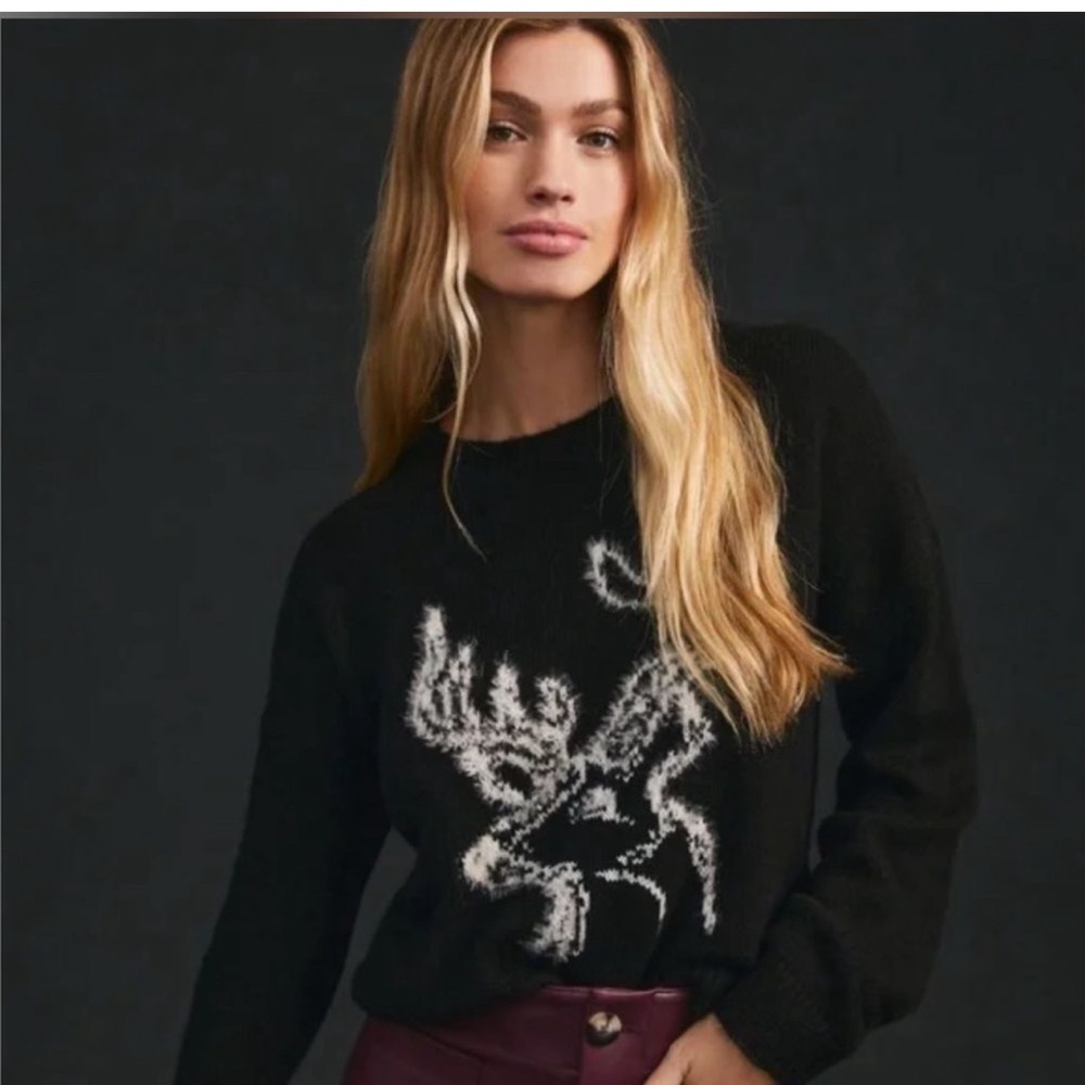 Anthropologie reindeer sweater